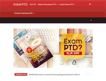 Tablet Screenshot of examptd.info